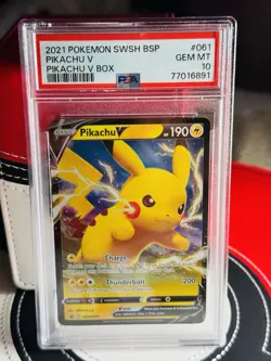 Pikachu V SWSH061 SWSH: Sword & Shield Promo Cards Holo - Image 1