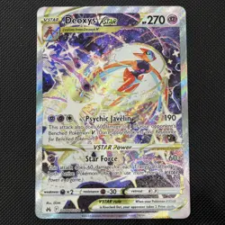Deoxys VSTAR GG46/GG70 Crown Zenith Galarian Gallery Pokemon Card - Image 1