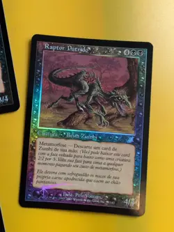 Soul Collector x2 & Putrid Raptor (foreign) MTG 3 Card.Scourge. Old Border FOIL. - Image 2