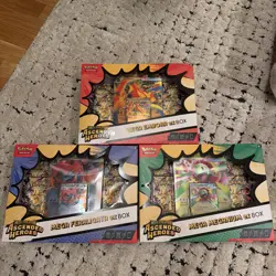 Pokemon TCG Ascended Heroes 3-Box Cards Booster Mega EX’s (3 boxes sealed) - Image 1