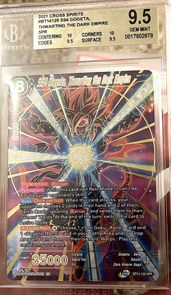 Dragon Ball Super Card Game SS4 Gogeta, BT14-129 SPR BGS 9.5 - Image 1