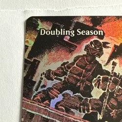Doubling Season Foil Full Art Source Material MTG TMNT NM #2 - Image 3