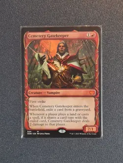 MTG Cemetery Gatekeeper - Showcase - VOW - Near Mint+ Condition - Image 1