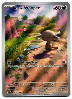 Paldean Wooper 102/094 - 🌊 Phantasmal Flames Pokemon TCG 🖤 - M/LP - Image 1
