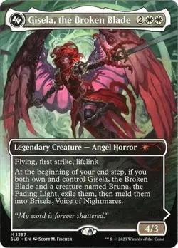 Gisela, the Broken Blade - Thick Stock Extended Art SLD NM MTG - Image 1