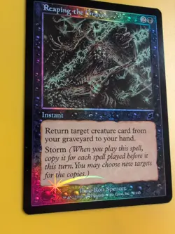 Reaping the Graves. Instant. MTG Card.Scourge. Old Border FOIL. - Image 3