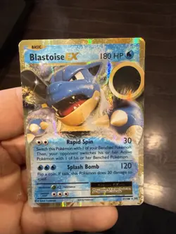 Blastoise EX 21/108 Holo Rare XY Evolutions 2016 Pokemon Card Dmg - Image 1