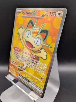 Pokemon Meowth ex 107/088 Ultra Rare Full Art Perfect Order TCG Card - Image 2