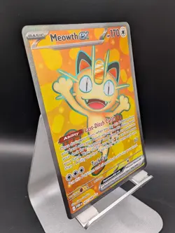 Pokemon Meowth ex 107/088 Ultra Rare Full Art Perfect Order TCG Card - Image 3