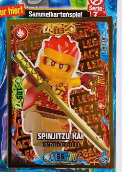 LEGO Ninjago Serie 7 Trading Card LE6 - Spinjitzu Kai - Limitierte Karte - Image 1