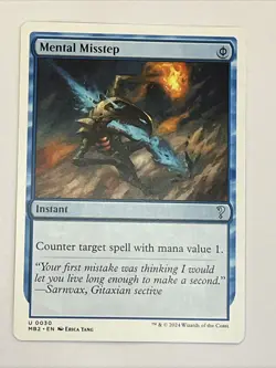 MTG Magic the Gathering Mental Misstep (30/390) Mystery Booster 2 LP - Image 1