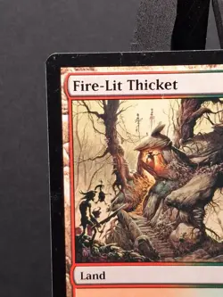 MTG Fire-Lit Thicket Shadowmoor SHM Rare Filter Land Original Printing LP Magic - Image 5