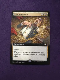 Life Insurance - Extended Art Streets of New Capenna Commander NM MTG - Image 1