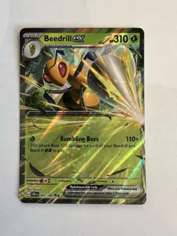 Beedrill ex 003/086 - 2026 Pokemon Chaos Rising Double Rare NM - Image 1