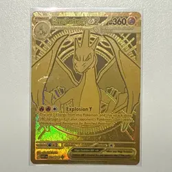 Mega Charizard Y ex 294/217 GOLD Hyper Rare Pokemon Ascended Heroes - Image 1