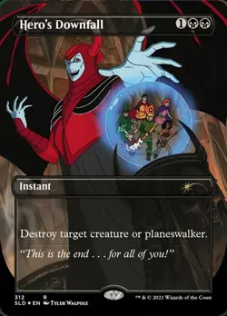 1 x Hero's Downfall - Secret Lair - NM-Mint - MTG - Image 1