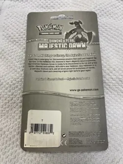 Sealed Pokemon Majestic Dawn Blister Pack Diamond Pearl Booster - Image 2