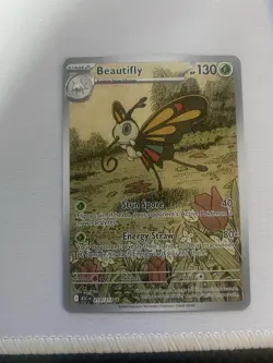 Pokemon TCG Beautifly ASC 219/217 2026 English Stage 2 Grass Type 130 HP - Image 1