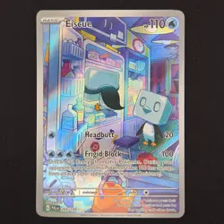 Pokemon TCG Card Eiscue 205/193 Paldea Evolved Illustration Rare Holo - NM - Image 1