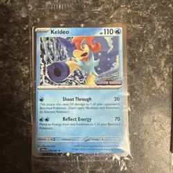 Pokemon Keldeo 019/086 CHAOS RISING STAMPED PROMO CARD - Image 1