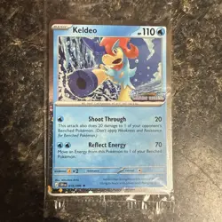Pokemon Keldeo 019/086 CHAOS RISING STAMPED PROMO CARD - Image 3