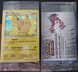 9 Pokemon Card - Pikachu XY 42/146 - Holo Movie Promo - Factory Sealed - Image 2