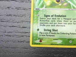 Pokemon Caterpie Reverse Holo 56/112 EX FireRed & LeafGreen NM - Image 4