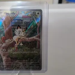 Pokemon TCG Meowth Me02: Phantasmal Flames 106/094 Holo IR 70 HP English - Image 3