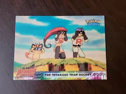 MP! Topps Pokemon The Nefarious Team Rocket #12 Blue Logo Mewtwo Strikes Back - Image 1