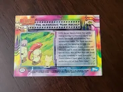 MP! Topps Pokemon The Nefarious Team Rocket #12 Blue Logo Mewtwo Strikes Back - Image 2