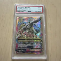 2016 POKEMON XY EVOLUTIONS #102 FA/M BLASTOISE EX PSA 9 - Image 1