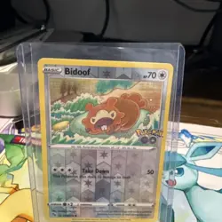 Bidoof (Peelable Ditto) Reverse Foil Pokemon Sword & Shield Pokemon Go #059 - Image 1