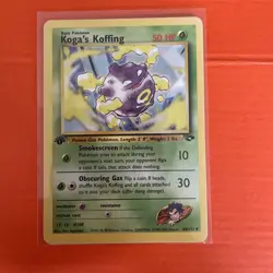 Pokemon TCG Koga’s Koffing 48/132 1st Edition Gym Challenge Uncommon WOTC - Image 1