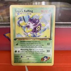 Pokemon TCG Koga’s Koffing 48/132 1st Edition Gym Challenge Uncommon WOTC - Image 3
