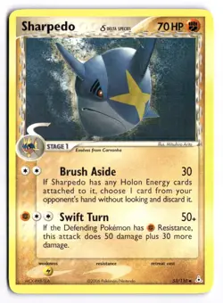 Pokemon Holon Phantoms Sharpedo 53/110 Uncommon - Image 1