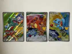 Pokemon TCG First Partner Illustration Collection Series 1 Kanto GEN 1 Set NM - Image 1