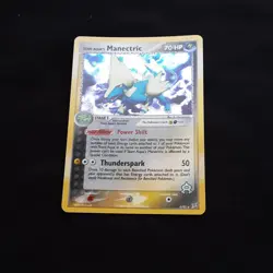 Pokemon TCG Team Aqua's Manectric 4/95 Team Magma vs Aqua Holo Rare 70 HP - Image 3