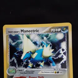 Pokemon TCG Team Aqua's Manectric 4/95 Team Magma vs Aqua Holo Rare 70 HP - Image 4