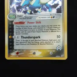 Pokemon TCG Team Aqua's Manectric 4/95 Team Magma vs Aqua Holo Rare 70 HP - Image 5