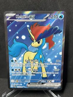 Pokemon Keldeo EX 159/086 White Flare Ultra Rare Near Mint - Image 1