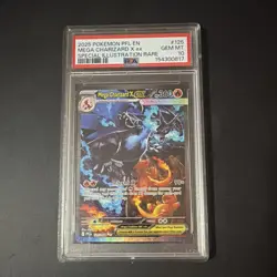 Pokemon TCG Mega Charizard X ex 125/094 PSA 10 Special Illustration Rare EN - Image 1