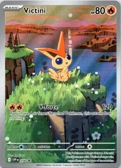 Holo Victini 208 SV: Scarlet & Violet Promo Cards | NM - Image 1