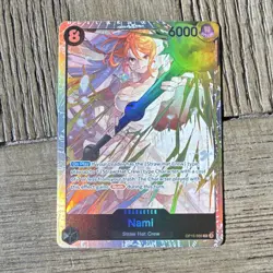 One Piece Nami OP15-086 Full Art Holo Special Character Card 8 Cost 6000 Power - Image 1