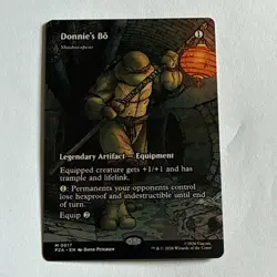Donnie's Bo - Shadowspear (Borderless) 17 Teenage Mutant Ninja Turtles MTG NM - Image 1