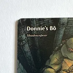 Donnie's Bo - Shadowspear (Borderless) 17 Teenage Mutant Ninja Turtles MTG NM - Image 2
