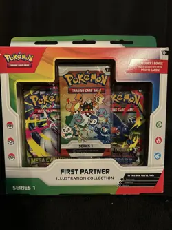 Pokemon TCG First Partner Illustration Collection Series 1 Box - Image 1