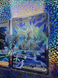 Pokemon TCG Full Art: Surging Sparks 218/191 Black Kyurem ex; 218/197 Geeta - Image 3