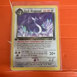 Pokemon TCG Dark Dragonair 33/82 1st Edition Team Rocket Uncommon vintage WOTC - Image 1