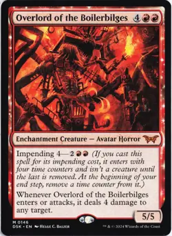 Overlord of the Boilerbilges M Duskmourn: House of Horror 146 NM - Image 1