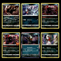 6x Darkrai Holo Lot 87 Sun Moon Burning Shadows Pokemon Cards Collection Set TCG - Image 1